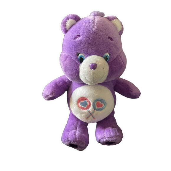 Care Bears Purple Lollipops Share Bear Plush Stuffed Animal Toy - Picture 2 of 14